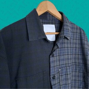 DYCTEAM Mismatch flannel shirt